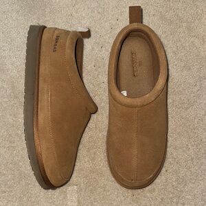 NWT! Bombas Saturday Suede Slip On / Slipper in Camel W9 / M7.5